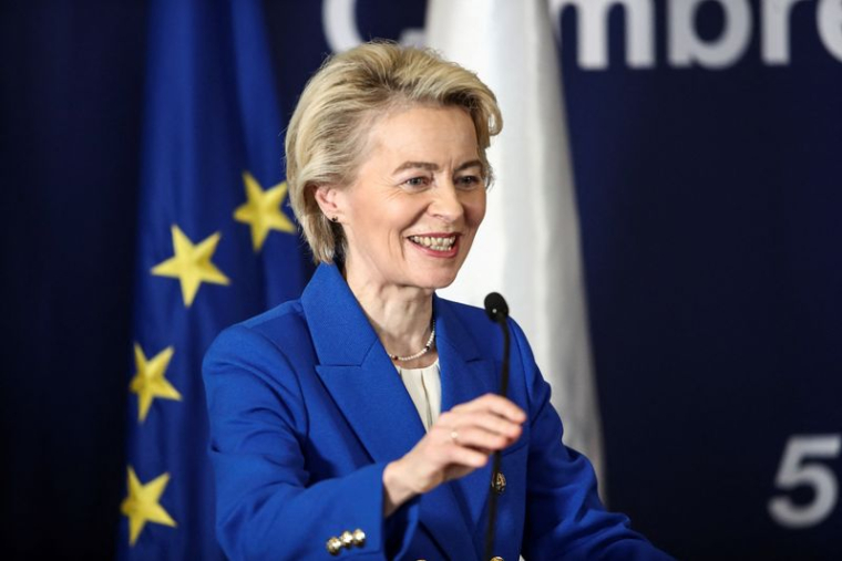 La présidente de la Commission européenne, Ursula von der Leyen