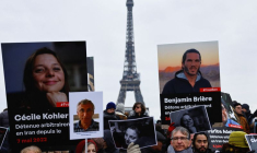 Manifestation à Paris pour les Français détenus en Iran