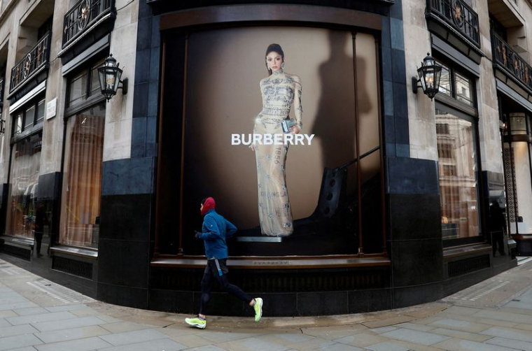 Une boutique Burberry, à Londres