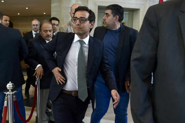 Stéphane Séjourné à Beyrouth, au Liban, le 15 août 2024. ( AFP / - )