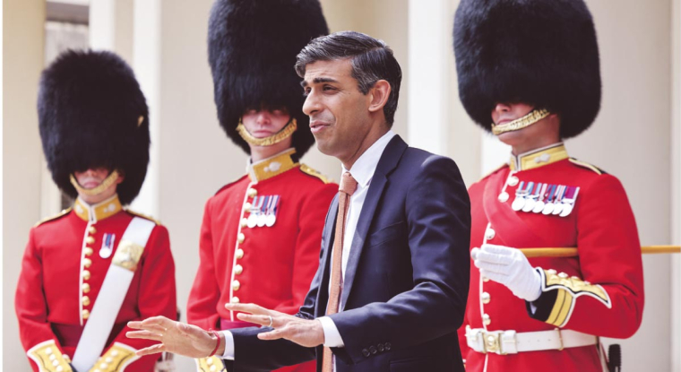 Le Premier ministre Rishi Sunak s'était engagé à réduire l'inflation de moitié d'ici à la fin de l'année. Mais cet objectif ne sera sans doute pas atteint. (©Rory Arnold-no10 Downing Street)
