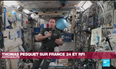 Exclusif : depuis l'ISS, Thomas Pesquet accorde un entretien à RFI et France 24