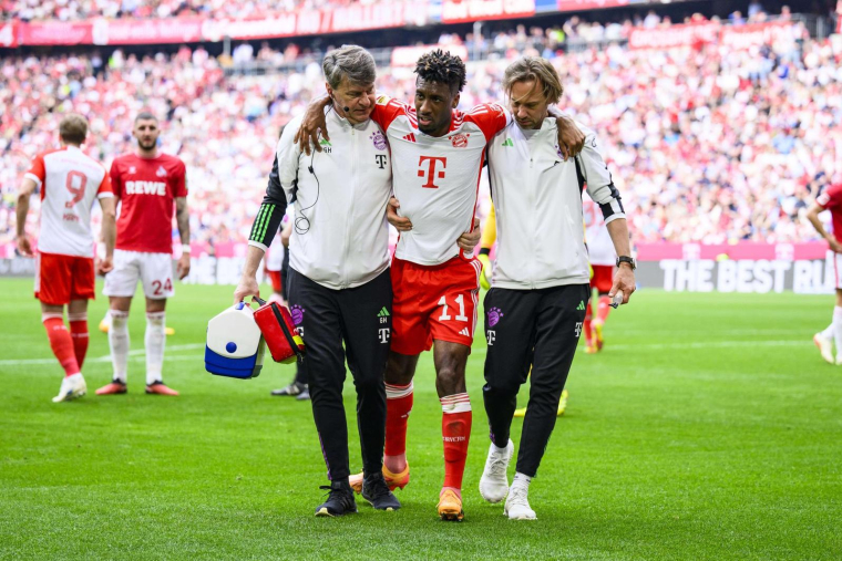 Kingsley Coman touché au genou à l’entraînement