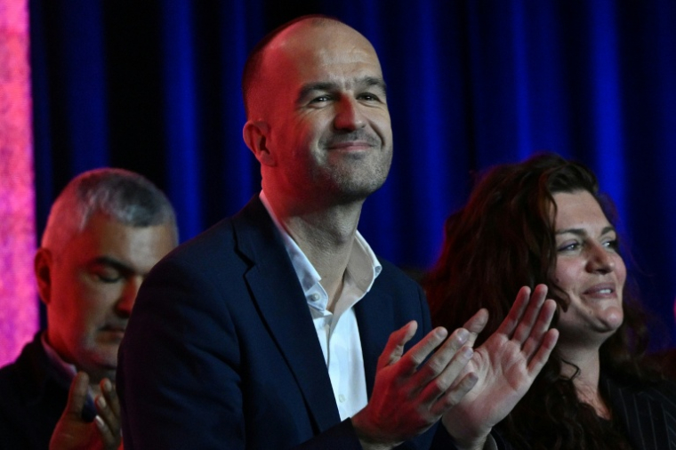 Le coordinateur de La France insoumise Manuel Bompard, le 7 mars 2026 à Marseille  ( AFP / Miguel MEDINA )