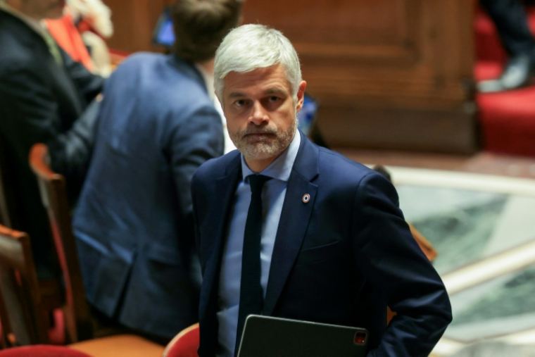 Le patron des députés LR Laurent Wauquiez à l'Assemblée nationale, le 31 octobre 2025 à Paris ( AFP / Alain JOCARD )