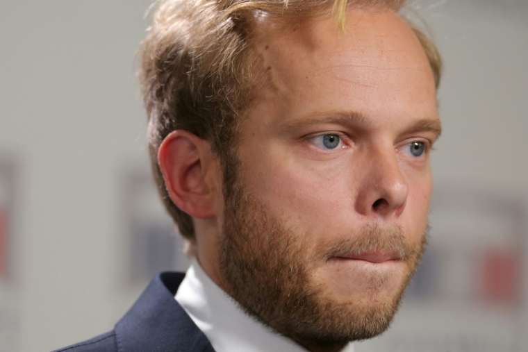 Le député UDR Charles Alloncle le 5 mai 2026 à l'Assemblée nationale à Paris ( AFP / Thomas SAMSON )