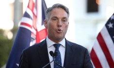 Richard Marles à Brisbane le 29 juillet 2023. ( AFP / PAT HOELSCHER )