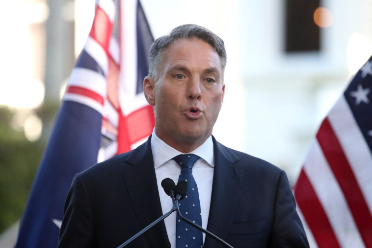 Richard Marles à Brisbane le 29 juillet 2023. ( AFP / PAT HOELSCHER )