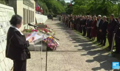 Emmanuel Macron rend hommage aux 643 victimes d'Oradour-sur-Glane