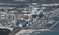 Vue aérienne du site de la centrale nucléaire de Fukushima Daiichi au Japon, le 24 août 2023 ( JIJI Press / STR )