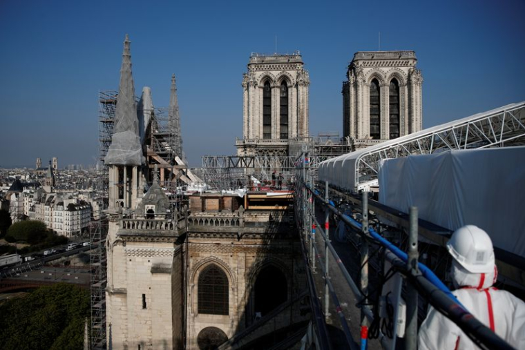 NOTRE-DAME DE PARIS: FIN DES TRAVAUX DE SÉCURISATION ET DE CONSOLIDATION