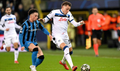 Un penalty très litigieux permet à Bruges de prendre l'avantage sur l'Atalanta