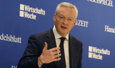 Bruno Le Maire à Berlin, en Allemagne, le 19 mars 2024. ( AFP / ODD ANDERSEN )