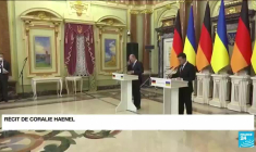 Crise en Ukraine : après sa visite à Kiev, le chancelier allemand Olaf Scholz à Moscou