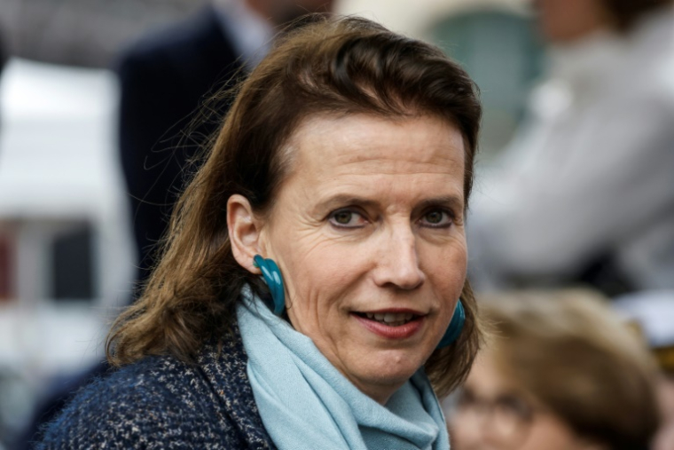 La Défenseure des droits Claire Hédon le 14 février 2024 à Paris ( POOL / Ludovic MARIN )