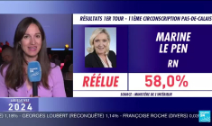 Marine Le Pen réélue dès le premier tour dans le Pas-de-Calais