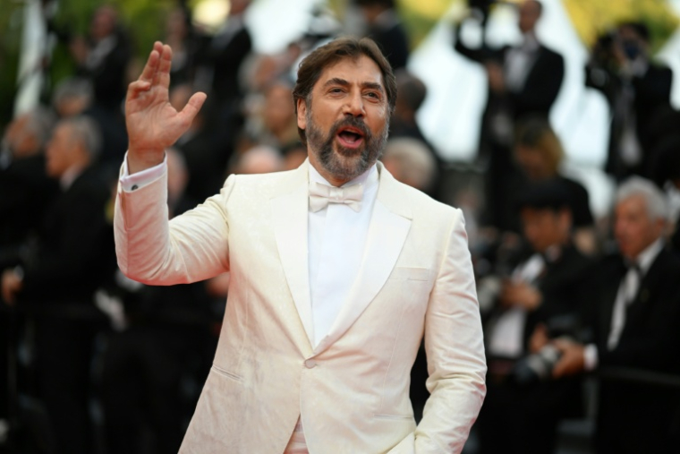 L'acteur espagnol Javier Bardem au Festival de Cannes, le 28 mai 2022 ( AFP / PATRICIA DE MELO MOREIRA )