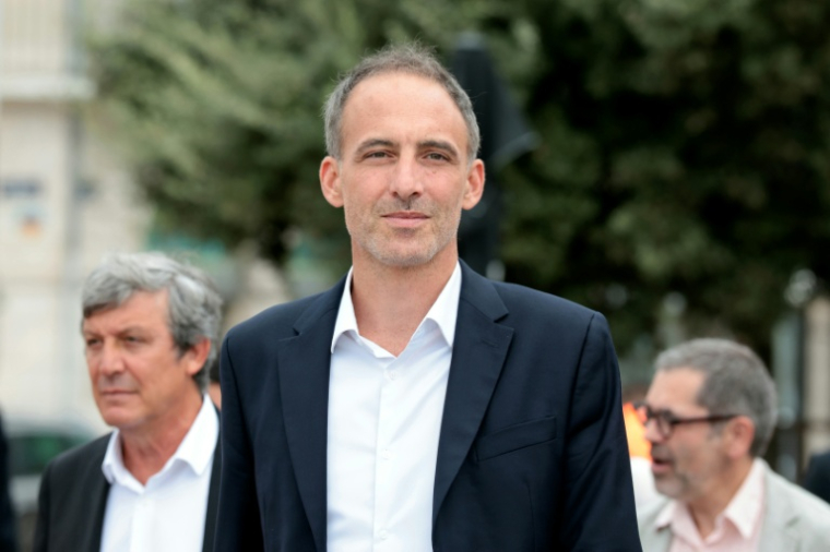 Le candidat de Place publique à la présidentielle, Raphaël Glucksmann, le 29 août 2026 à Blois ( AFP / Alain JOCARD )