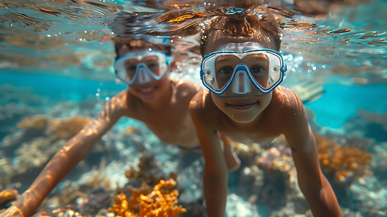 Courants et vagues changent les points de rep&egrave;re acquis en piscine. (cr&eacute;dit: Adobe Stock/photo g&eacute;n&eacute;r&eacute;e par IA)