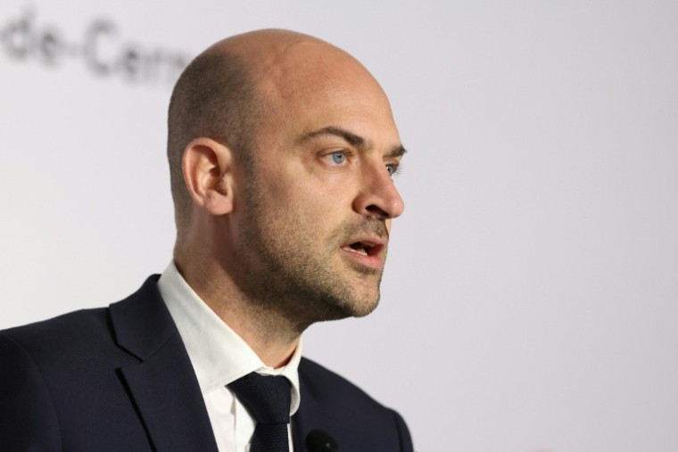 Le ministre des Affaires étrangères, Jean-Noël Barrot, le 27 mars 2026 à Cernay-la-Ville, dans les Yvelines ( AFP / Alain JOCARD )