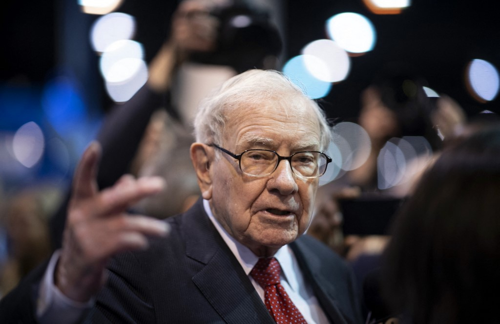 Warren Buffett à Omaha, aux États-Unis, le 4 mai 2019. ( AFP / JOHANNES EISELE )