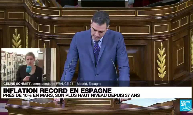 Guerre en Ukraine : inflation record en Espagne, près de 10 % en mars
