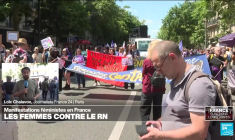 Législatives : manifestation à Paris contre le RN