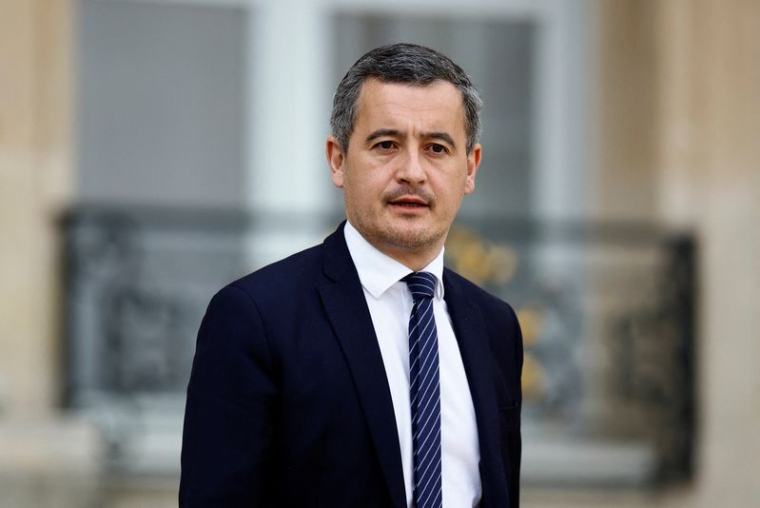 Photo du ministre français de l'Intérieur, Gerald Darmanin