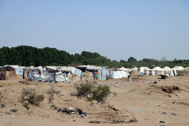 Un camp de déplacés à Aden, le 4 novembre 2025 au Yémen ( AFP / Saleh Al-OBEIDI )