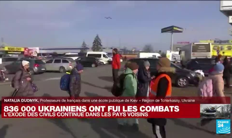 Guerre en Ukraine : "C'est la deuxième fois que je dois abandonner ma maison"