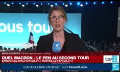 Présidentielle 2022 : "les militants exultent" au QG d'Emmanuel Macron, en tête du premier tour