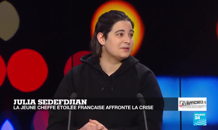 La cheffe étoilée Julia Sedefdjian face à la crise du Covid-19