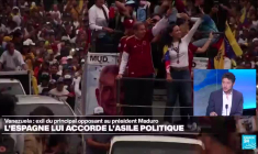 Le candidat d'opposition Gonzalez Urrutia a dû fuir le Venezuela pour "préserver sa liberté et sa vie"