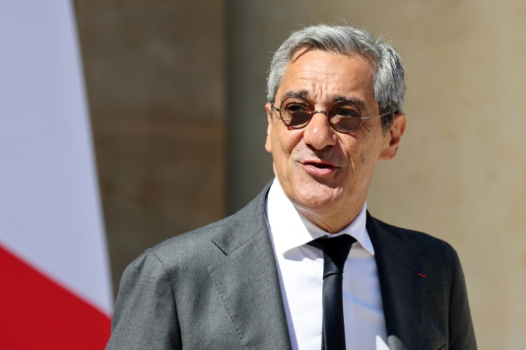 Le ministre du Commerce, Serge Papin, à Paris le 27 mai 2026 ( AFP / Ludovic MARIN )