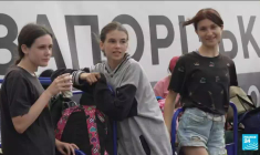 Ukraine : la ville de Zaporijia, grand centre de déplacés