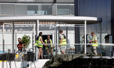 55ème Salon de l'Aéronautique et de l'Espace à l'aéroport du Bourget près de Paris
