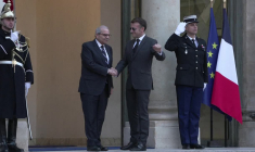 Emmanuel Macron accueille le Premier ministre libanais Nawaf Salam