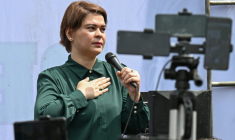 La vice-présidente philippine Sara Duterte à Quezon City, dans la région métropolitaine de Manille, le 11 septembre 2026 ( AFP / Jam STA ROSA )