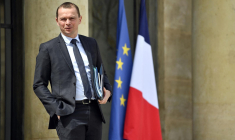 Olivier Dussopt le 5 juillet à Paris. ( AFP / JULIEN DE ROSA )