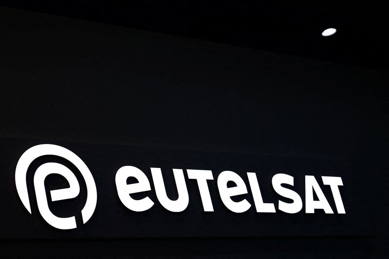 PHOTO D'ARCHIVES : Le logo de l'opérateur européen de satellites Eutelsat