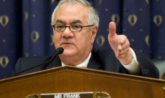 Barney Frank à la Chambre américaine des représentants, le 24 février 2010 ( AFP / SAUL LOEB )