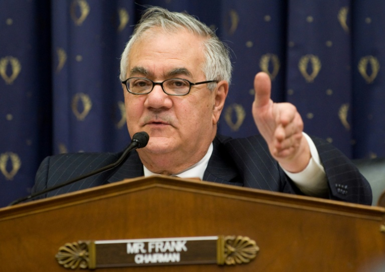 Barney Frank à la Chambre américaine des représentants, le 24 février 2010 ( AFP / SAUL LOEB )