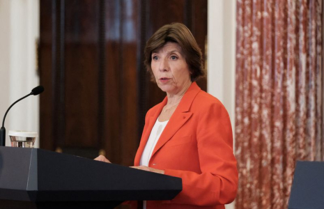 Photo de la ministre française des affaires étrangères, Catherine Colonna