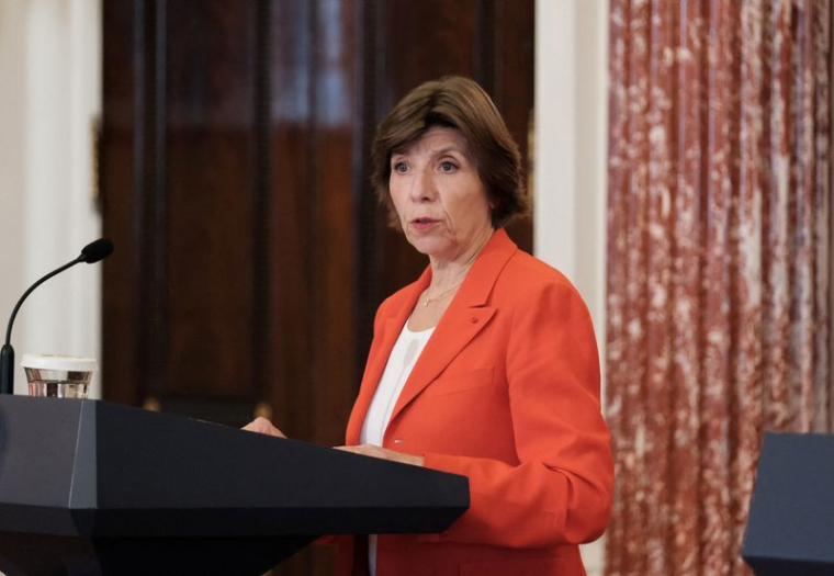 Photo de la ministre française des affaires étrangères, Catherine Colonna