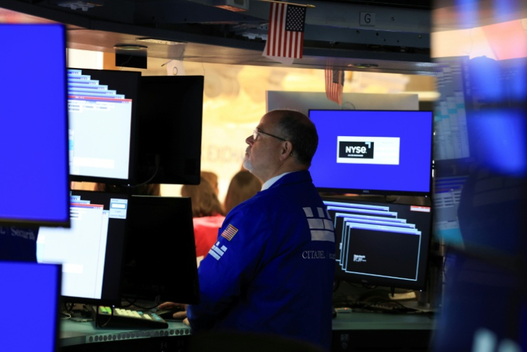 Un opérateur à la Bourse de New York, le 5 octobre 2026 ( AFP / TIMOTHY A. CLARY )