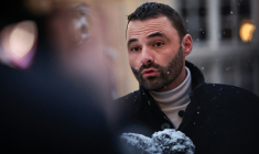 Pierrick Horel, agriculteur et président des jeunes Agriculteurs, à Paris, le 5 janvier 2026 ( AFP / Anne-Christine POUJOULAT )