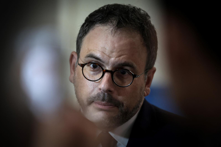 Aurélien Rousseau à Toulouse, le 14 août 2023. ( AFP / VALENTINE CHAPUIS )