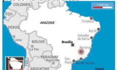 RUPTURE D’UN BARRAGE MINIER PRÈS DE MARIANA AU BRÉSIL