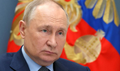 Le président russe Vladimir Poutine au sommet virtuel du G20