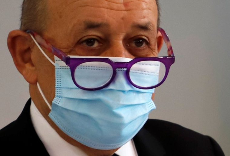 LE DRIAN "EN PHASE" AVEC BIDEN SUR L'"INCROYABLE IRRESPONSABILITÉ" DE TRUMP
